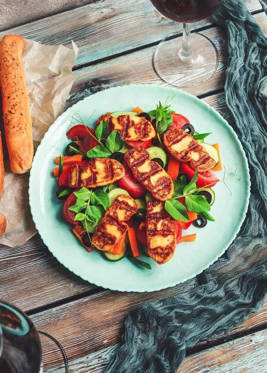 how to cook halloumi
