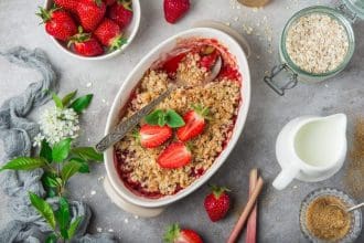 Rhubarb crumble recipe