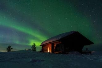 Northern lights in finland