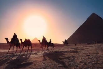 pyramids in cairo