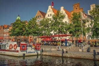 City park in lubeck