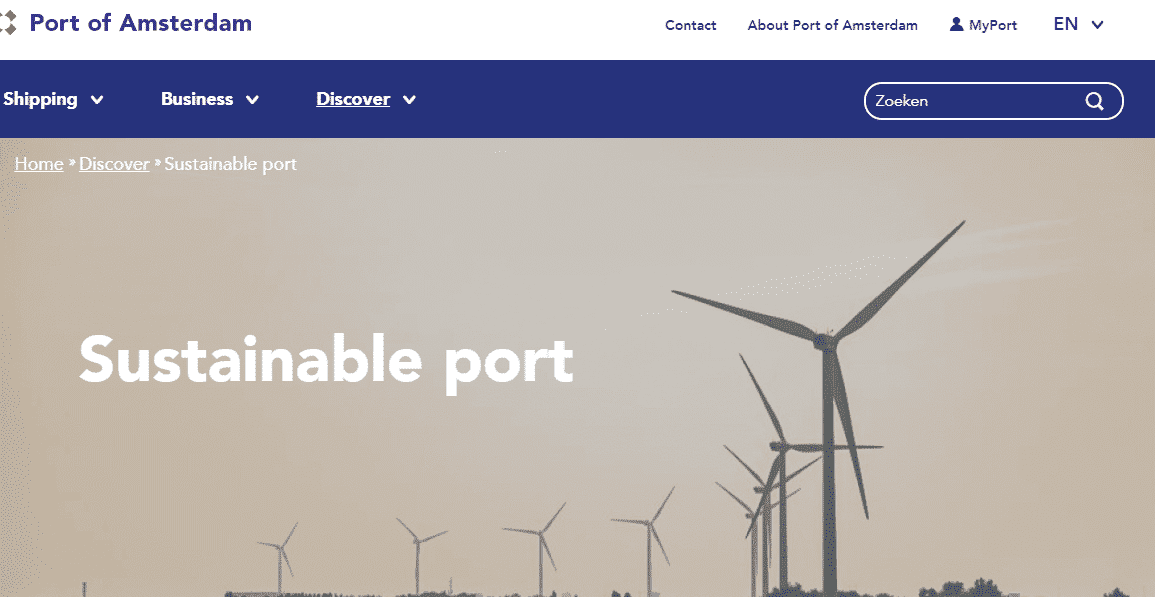 Everything You Need to Know About The Port of Amsterdam 5 Sustainability