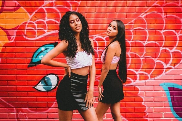 how to style a black skirt