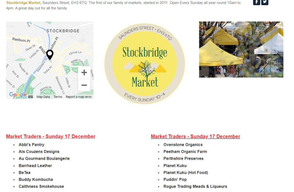 Explore Edinburgh Markets: 8 Must-Visit Gems 7 The Stockbridge Market