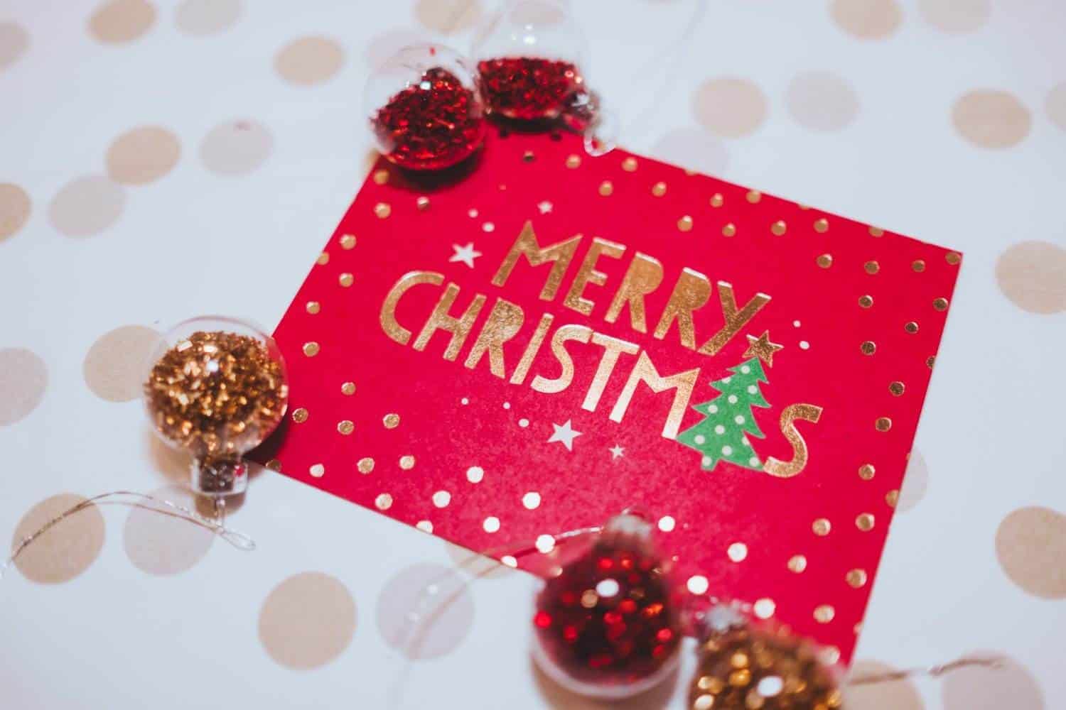 Decorative Christmas card