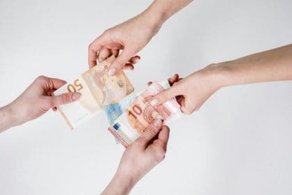 Money changing hands