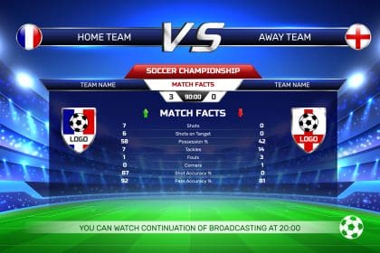 Soccer Championship Broadcast Background