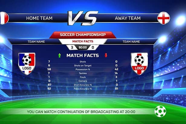 Soccer Championship Broadcast Background
