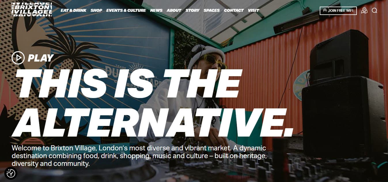 London's Nightlife: Insider Tips for the Best Experience 7 Homepage of Brixton's official website