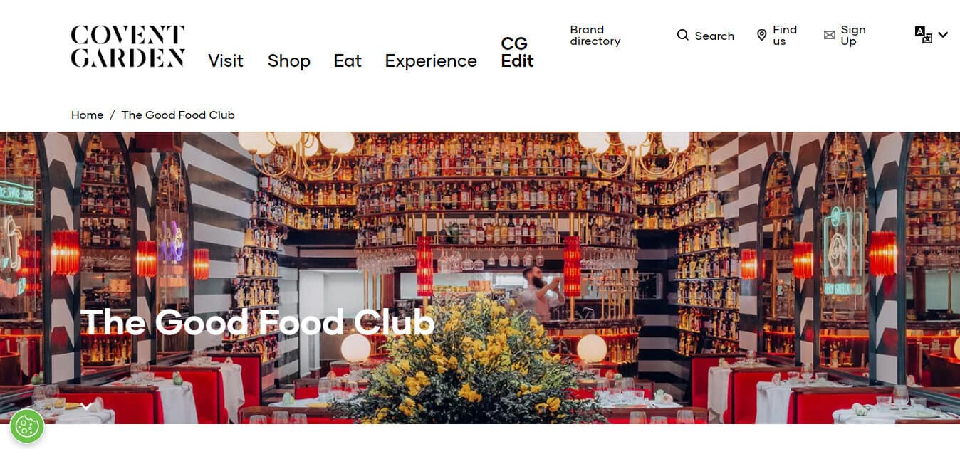 London's Nightlife: Insider Tips for the Best Experience 4 Homepage of Covent Garden's official website