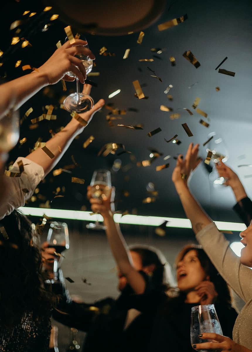 People dancing in a club