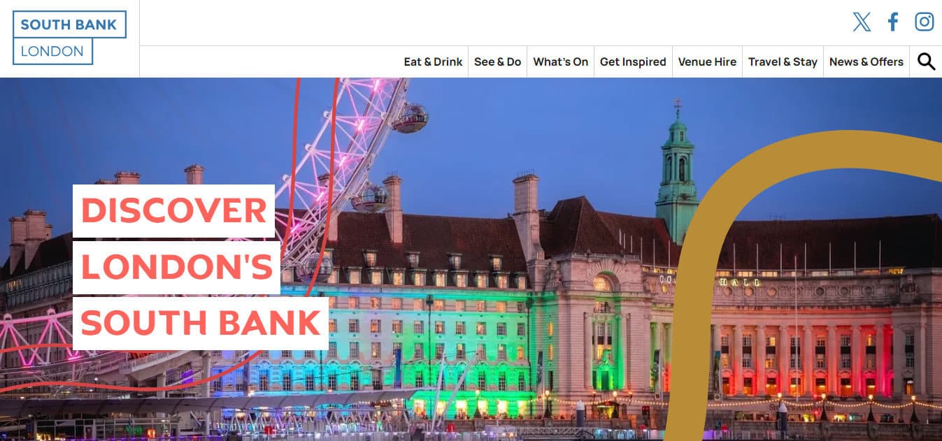 London's Nightlife: Insider Tips for the Best Experience 6 Homepage of South Bank's official website