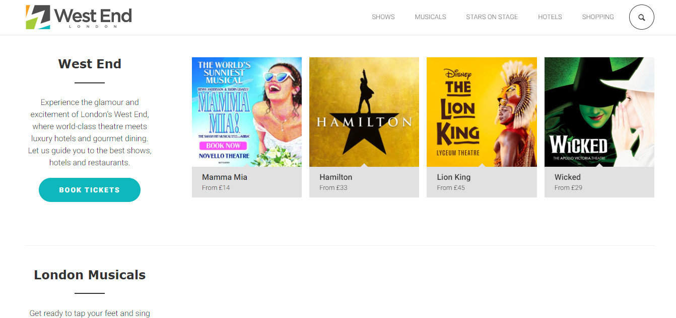 London's Nightlife: Insider Tips for the Best Experience 8 Homepage of West End's official website