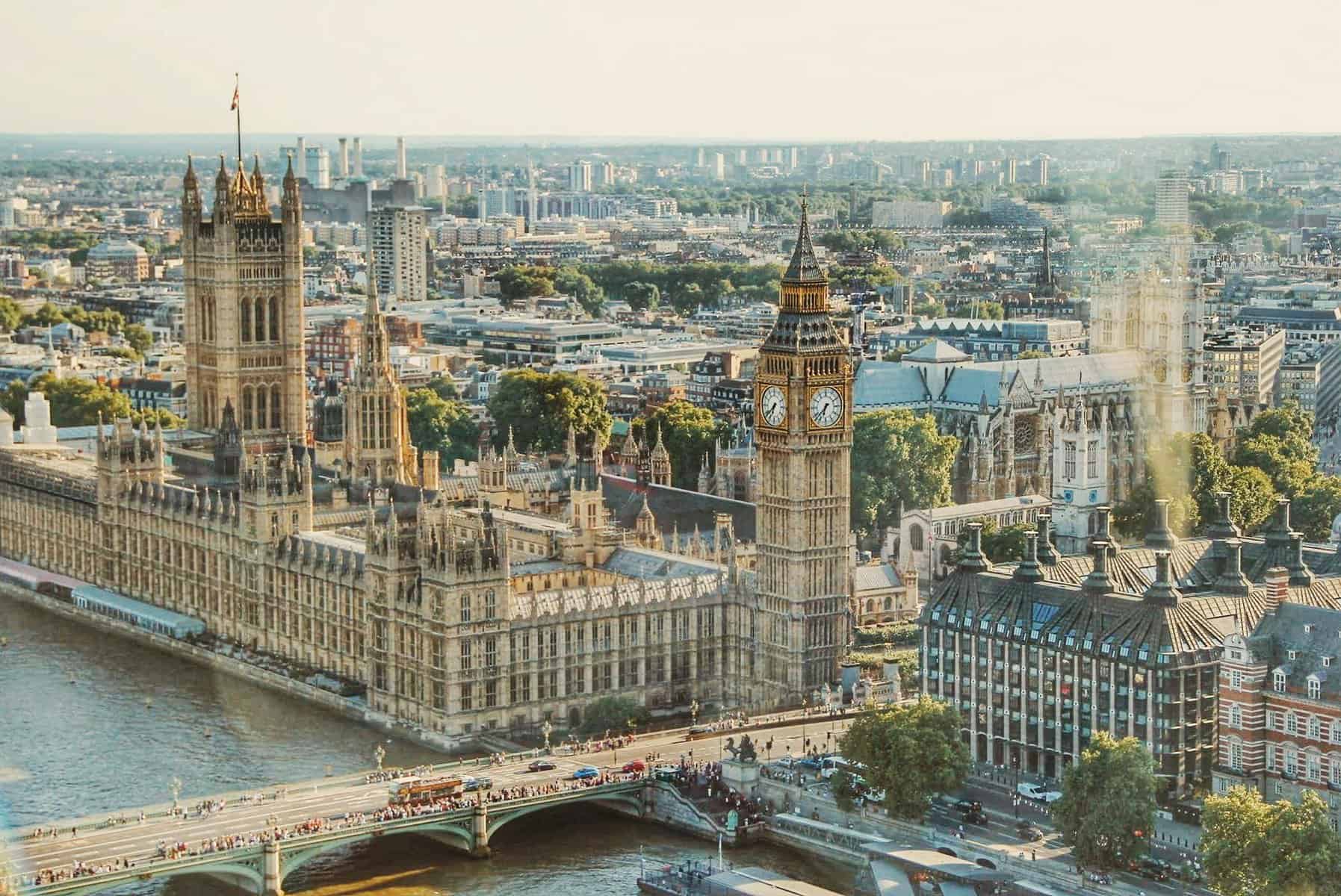Beautiful view of Big Ben in London